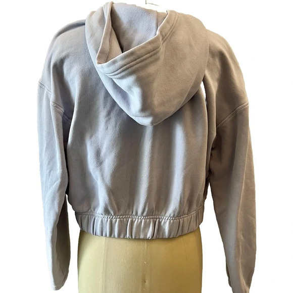 The North Face Women’s Garment Dye Half Zip Hoodie Size Small Dusty Periwinkle - Picture 2 of 10